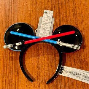 Disney Star Wars Lightsaber Ears NWT